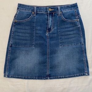 CALVIN KLEIN JEAN SKIRT WITH POCKETS